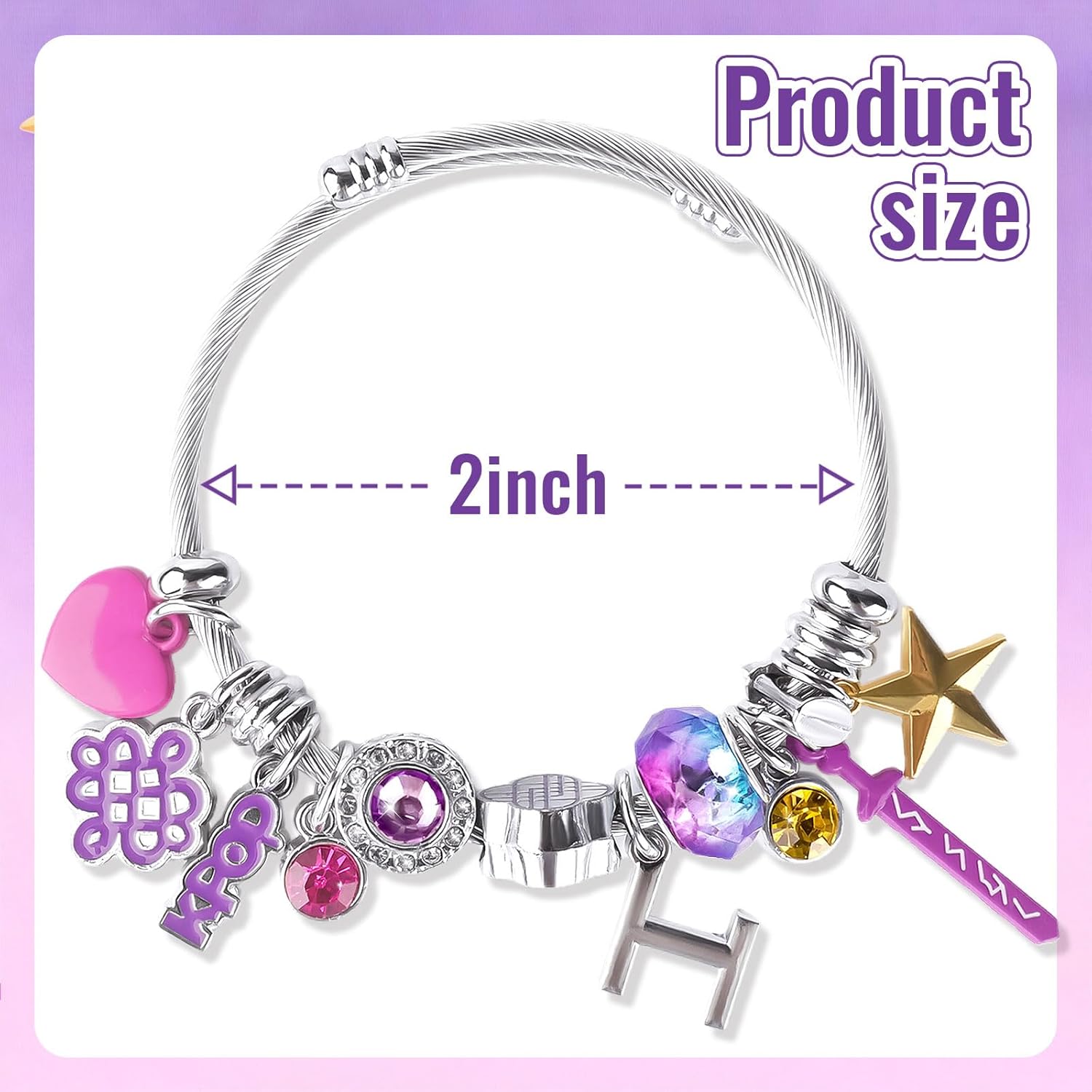 Skiennix KPop Bracelet - Stylish KPop Jewelry Gift for Women | Perfect Christmas Accessory