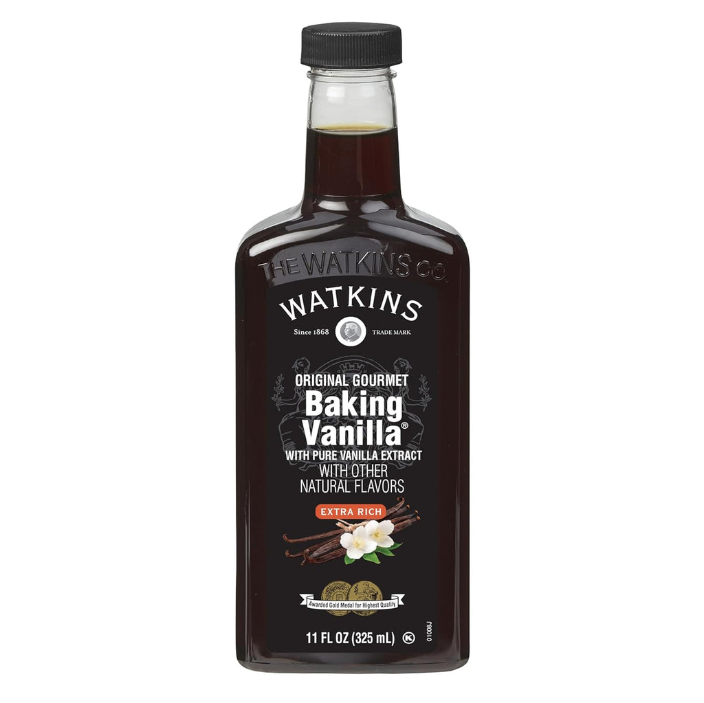 Watkins Gourmet Baking Vanilla - All Natural Pure Vanilla Extract, 11 Fl Oz | Flavorful & Versatile