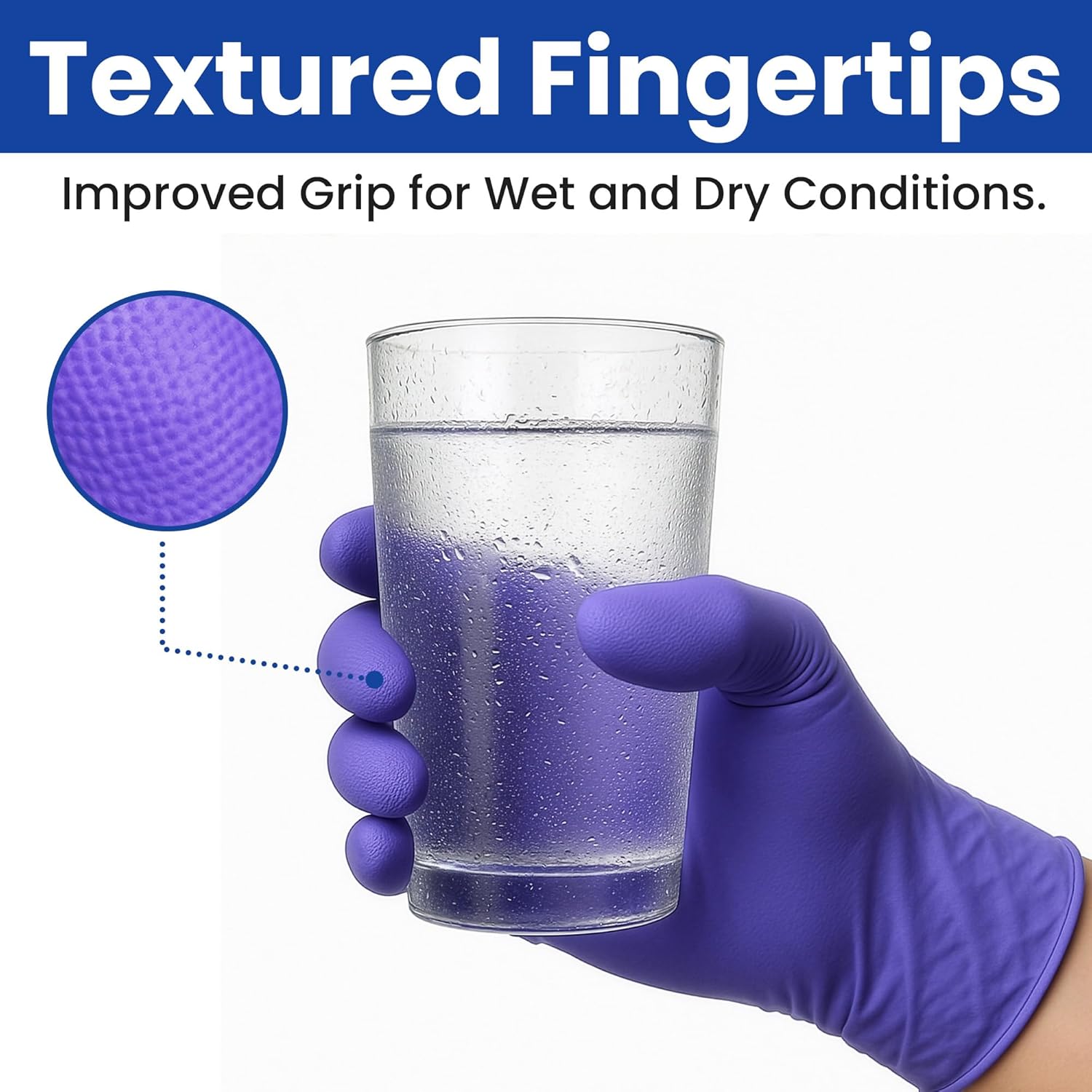 SAFETY USA Nitrile Disposable Gloves - 2000 Pcs, Medium, 4 Mil, Powder-Free & Non-Latex for Medical, Lab, and Kitchen Use