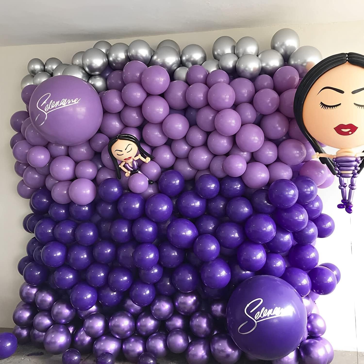 Voircoloria 105pcs Dark Purple Balloons - 12 Inch Latex Party Balloons for Birthdays & Events