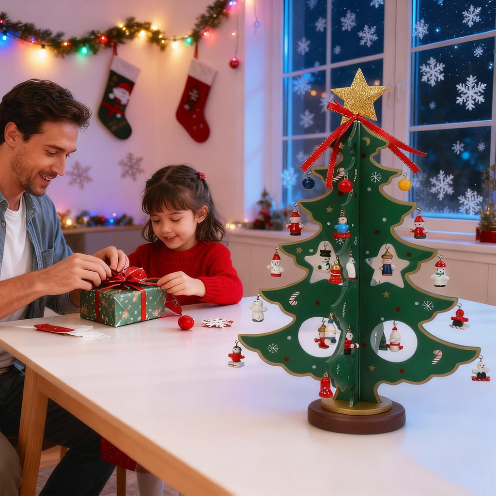 ZEEYUAN Christmas Advent Calendar - 24-Day Countdown Tree Decoration | Perfect Holiday Gift for Kids