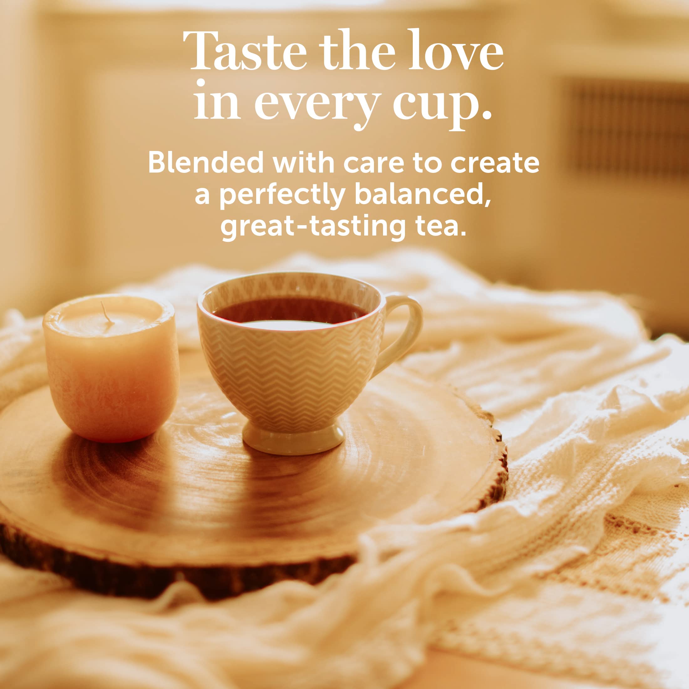 Red Rose Teas Black Tea, 72 Convenient Single Serve K-Cups, Pods for Keurig Coffee Maker, Blended To Create Our Original Premium Full-Flavored Black Tea, Contains 12 Single Serve Cups (Pack of 6)