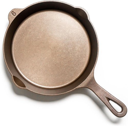 Lancaster Cast Iron Skillet - Pre-Seasoned 8.75-Inch Frying Pan | Made in the USA