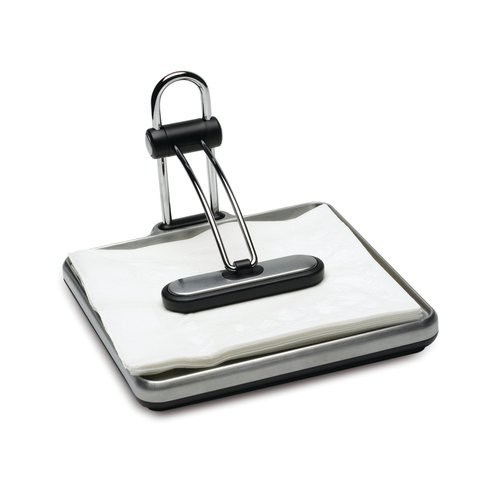 simplehuman Quick Grip Napkin Holder, Stainless Steel, Brushed