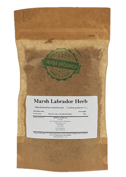 Herba Organica Marsh Labrador Herb - Rhododendron Tomentosum - Ledum Palustre (50g)