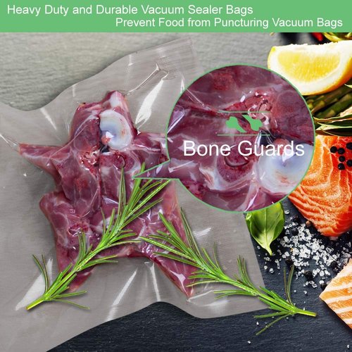 WVacFre 200 Gallon Size 11x16Inch 4mil Food Sealer Vacuum Sealer Bags with Commercial Grade,BPA Free,Heavy Duty,Great for Food Vac Storage or Sous Vide Cooking