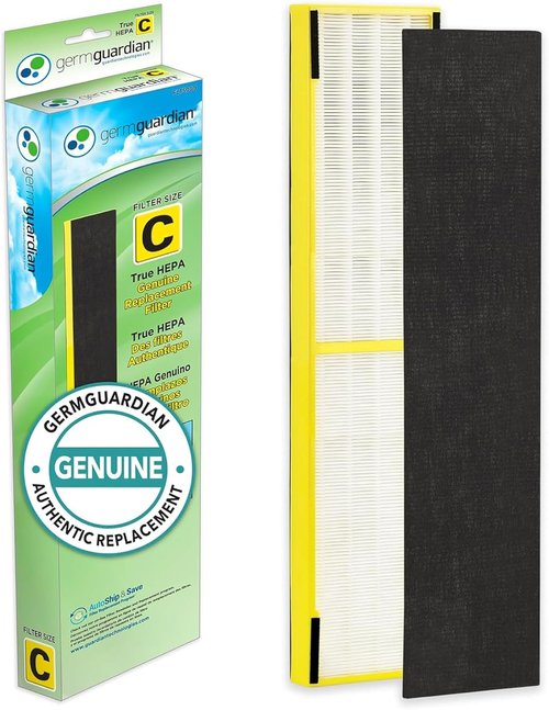 Germ Guardian FLT5000 True HEPA Replacement Filter - Compatible with AC5000E, AC5250PT, AC5300B, AC5350B & More