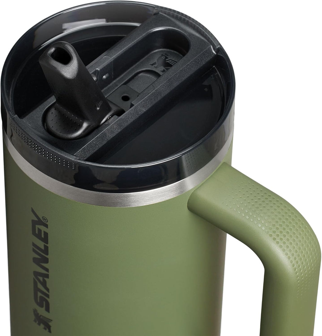 STANLEY Quencher ProTour 30 oz Tumbler - Leakproof Lid, Built-In Straw & Handle | Insulated Stainless Steel | BPA-Free - Dried Pine VRT
