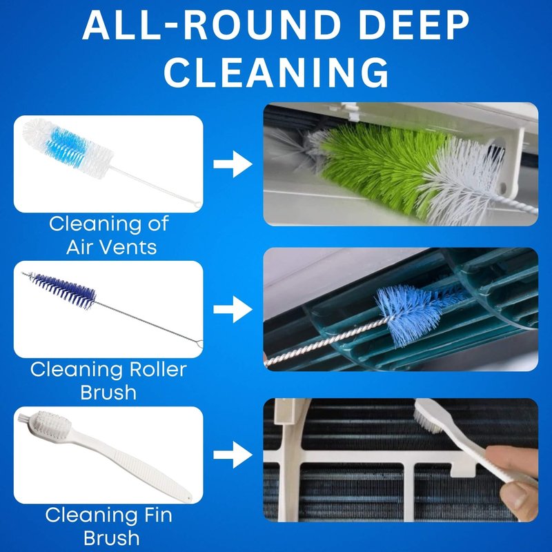 Oiktylr 18pcs Mini Split Cleaning Kit Bag, Waterproof AC Cleaning Cover with Storage Bag, PVC Air Conditioner Cleaning Bib with 2L Pressure Sprayer, HVAC Minisplit Cleaning Kit (Large)