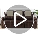 Non-Slip Faux Leather Recliner Headrest Cover - Washable, Waterproof, 17x27in