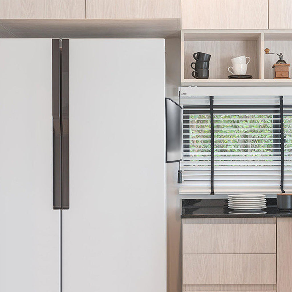 Magnetic Wall Mounted Trash Bag Holder, Grocery Bag Holder Stainless Steel Kitchen Trash Bag Organizer Anti-Fingerprints Magnet and Scraw for Kitchen Garage Barn Storage Room