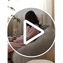 Faux Rabbit Fur Bean Bag Chair for Kids - Soft Memory Foam Floor Seat