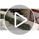 9ft Artificial Cedar Garland for Christmas Decor - Lush, Real Touch Greenery, 2-Pack