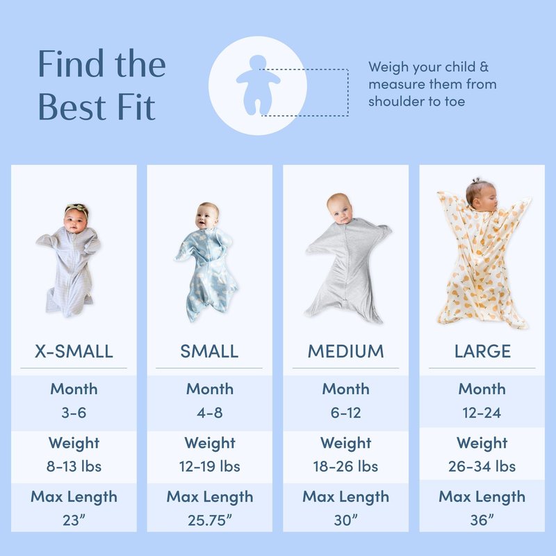 SleepingBaby Zipadee-Zip Transition Swaddle - Cozy Fleece Wearable Blanket with Two-Way Zipper for Baby Sleep - Digging You, X-Small (3-6 Month)