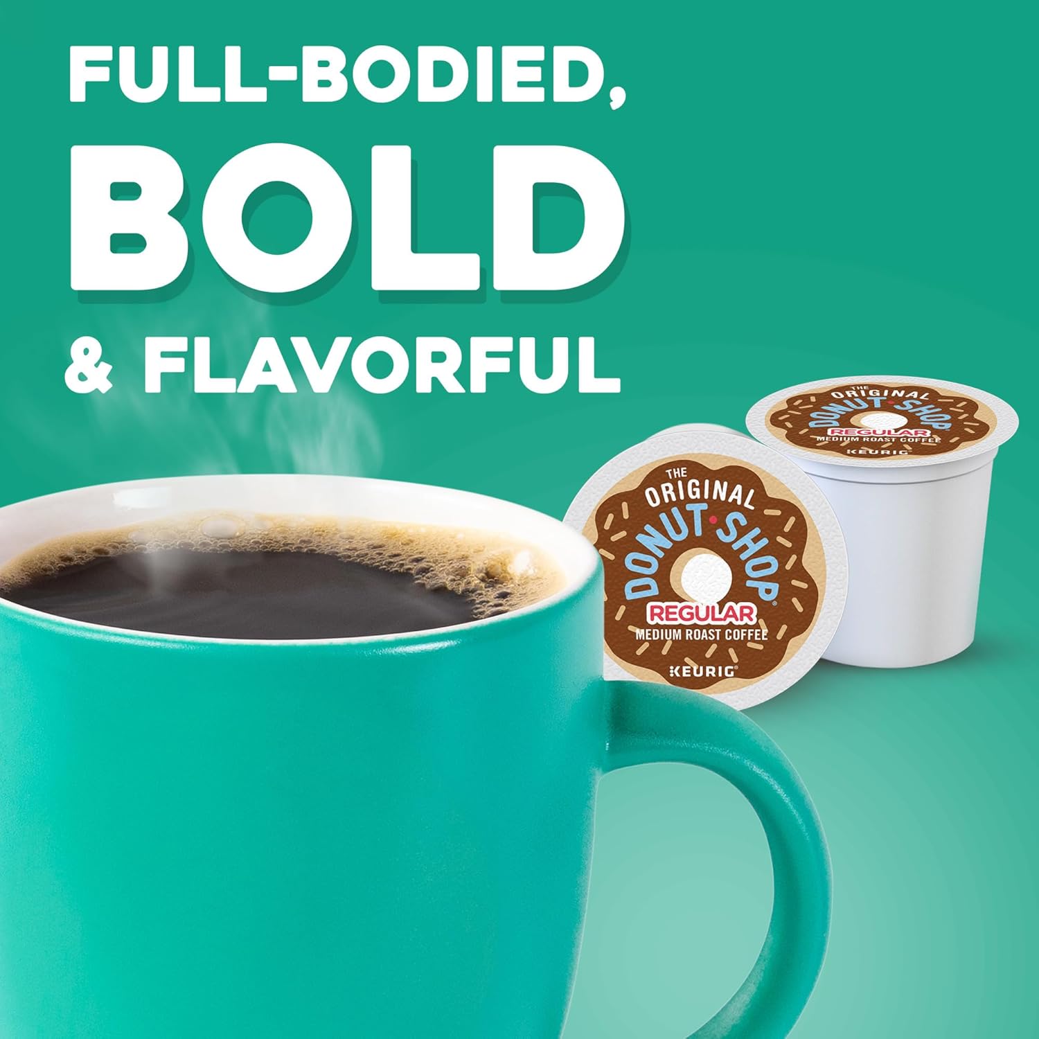 Original Donut Shop K-Cup Pods - Medium Roast Coffee, Single-Serve, 32 Count