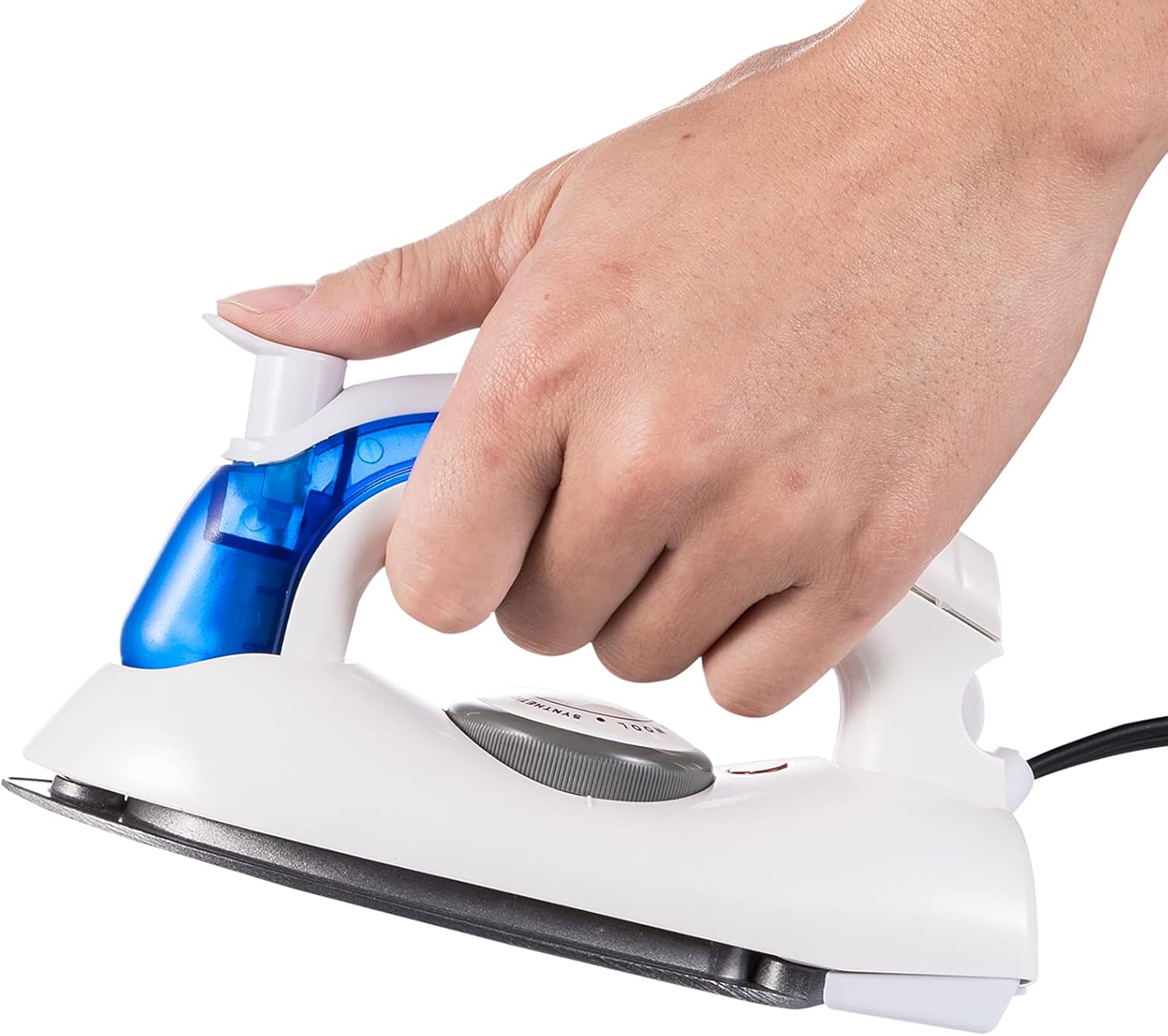 Skiennix Portable Travel Iron - Handheld Steamer with Non-Stick Sole Plate & Detachable Water Tank