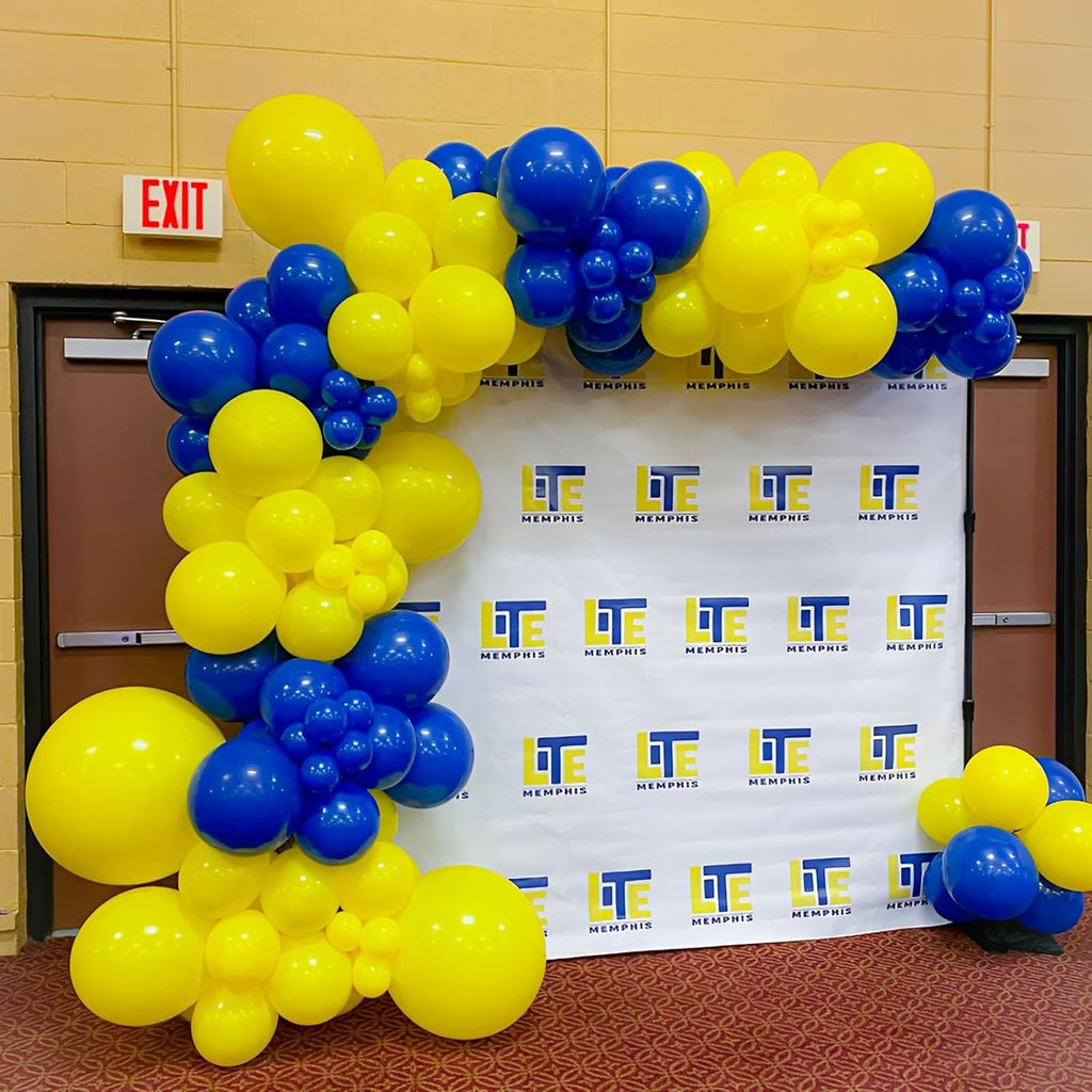 Voircoloria 12-Inch Yellow Latex Balloons - 110pcs for Graduation, Weddings, Birthdays & More
