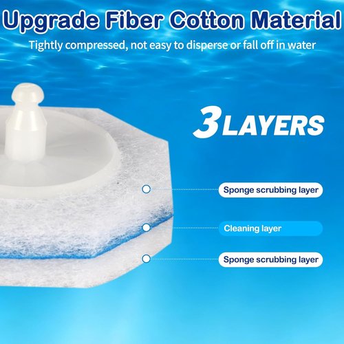 Clorox Toilet Wand Refills - 50 Count Thickened 3-Layer Brush for 5X Cleaning Power | Fresh Fragrance & 360° Efficiency