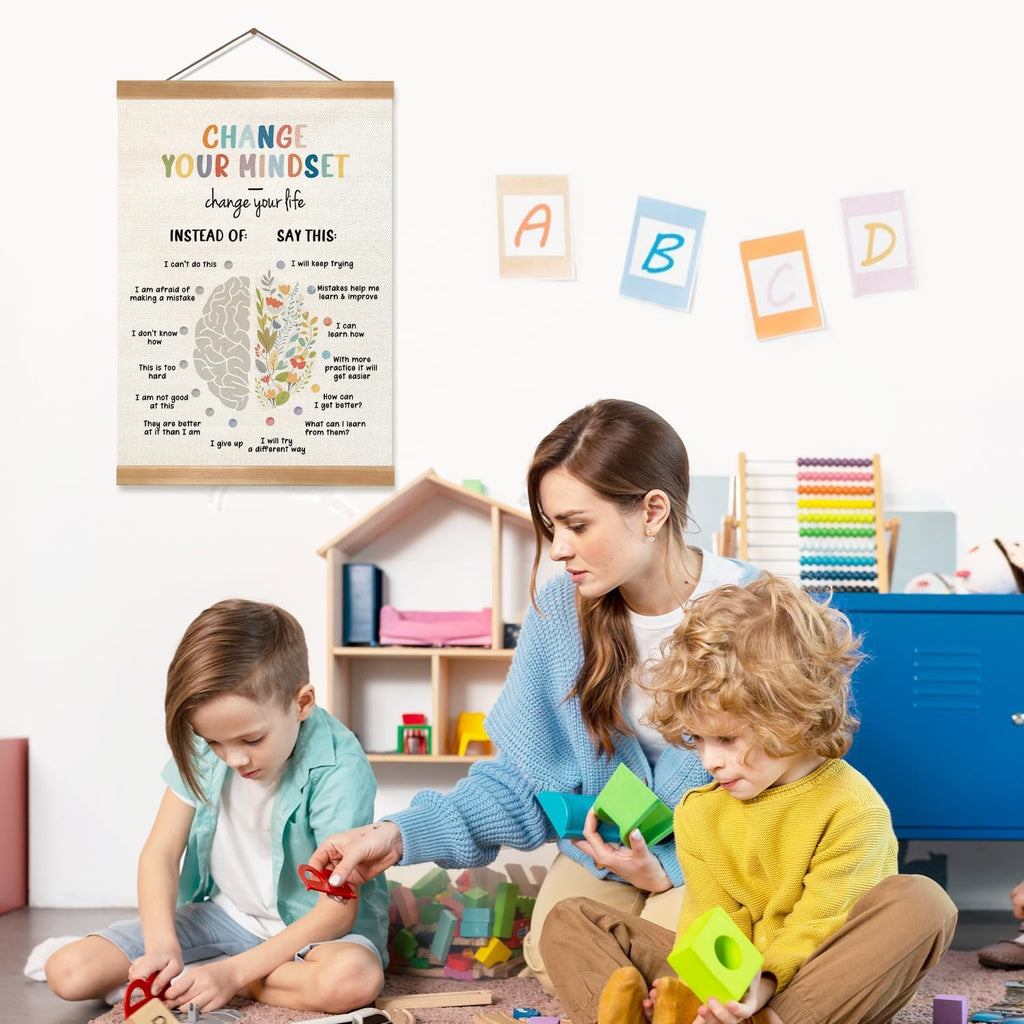ZTGDA Mental Health Poster - Motivational Wall Art for Therapy & Counseling Offices | 12x16 Inch
