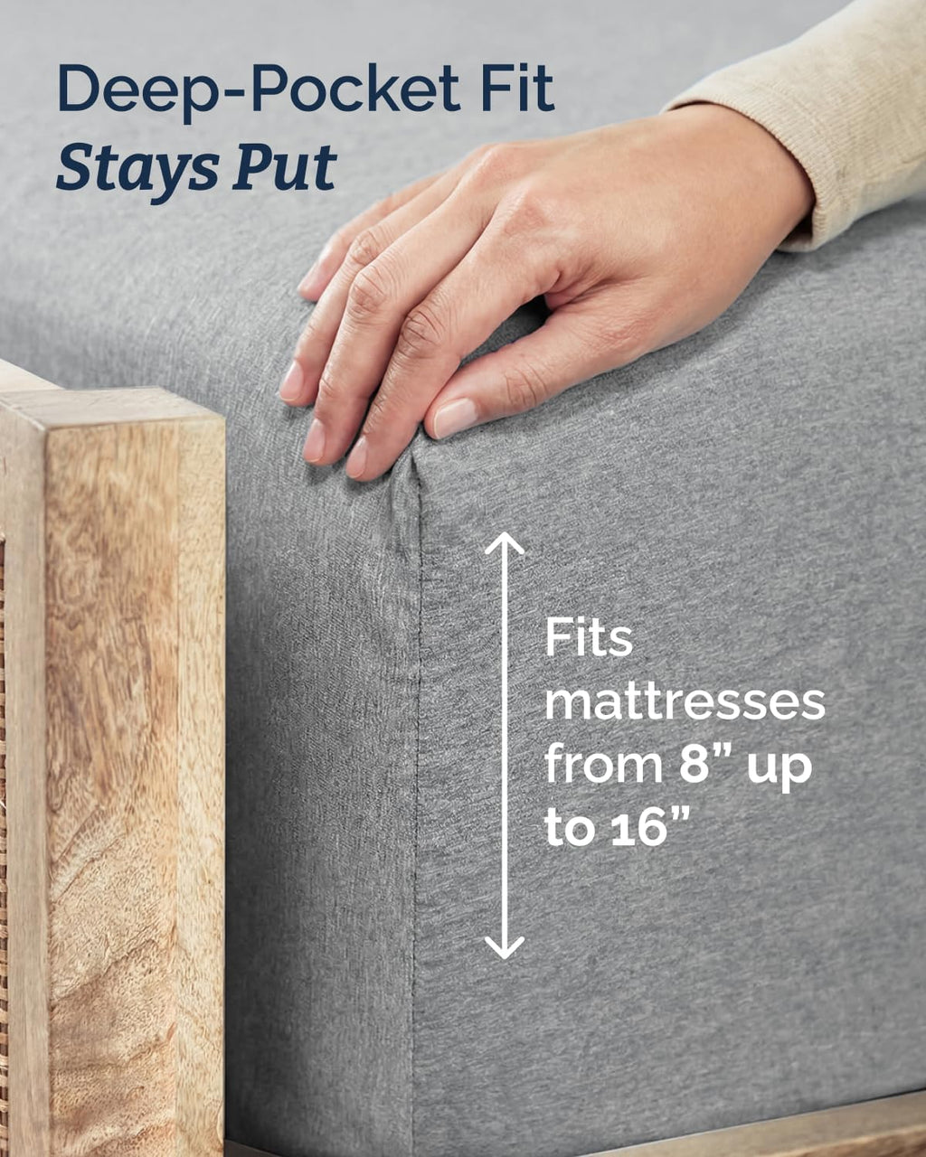 Skiennix Twin XL Sheet Set - Comfy Cooling Bed Sheets with Deep Pockets - Luxury Grey Bedding for All Ages