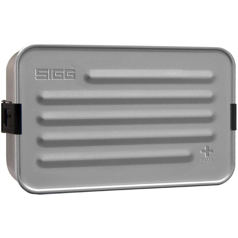 SIGG - Metal Lunch Box Plus - Food Container with Compartments - Swiss Design - Dishwasher Safe - Ultra Light - S/L