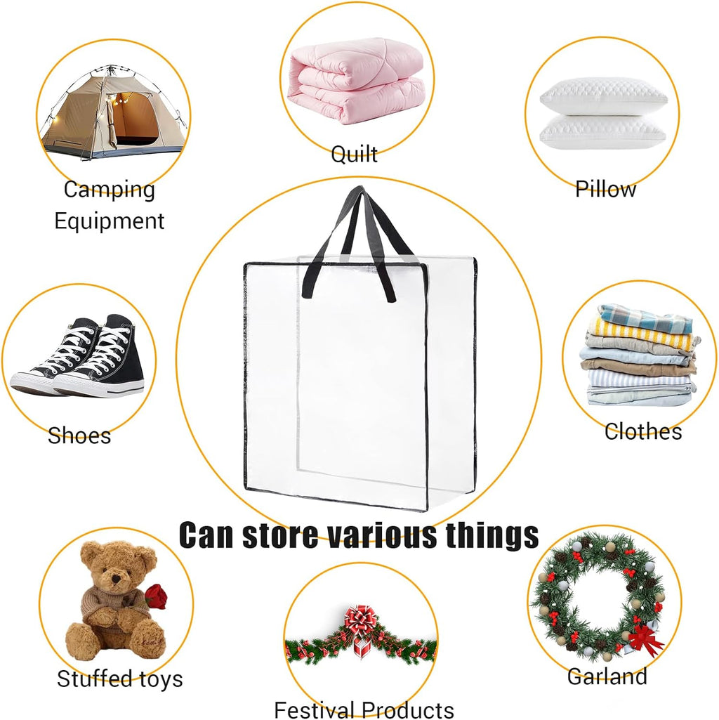 Skiennix Wreath Storage Bag - 26 Inch, 95L Container for Seasonal Decorations & Bedding