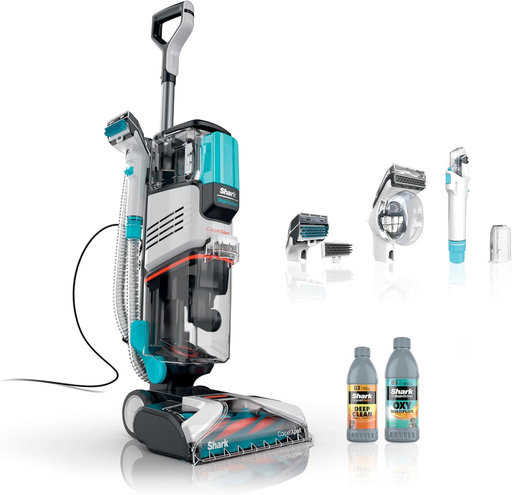 Shark R-EX201 CarpetXpert Upright Carpet Cleaner - StainStriker Technology | Cyan Color