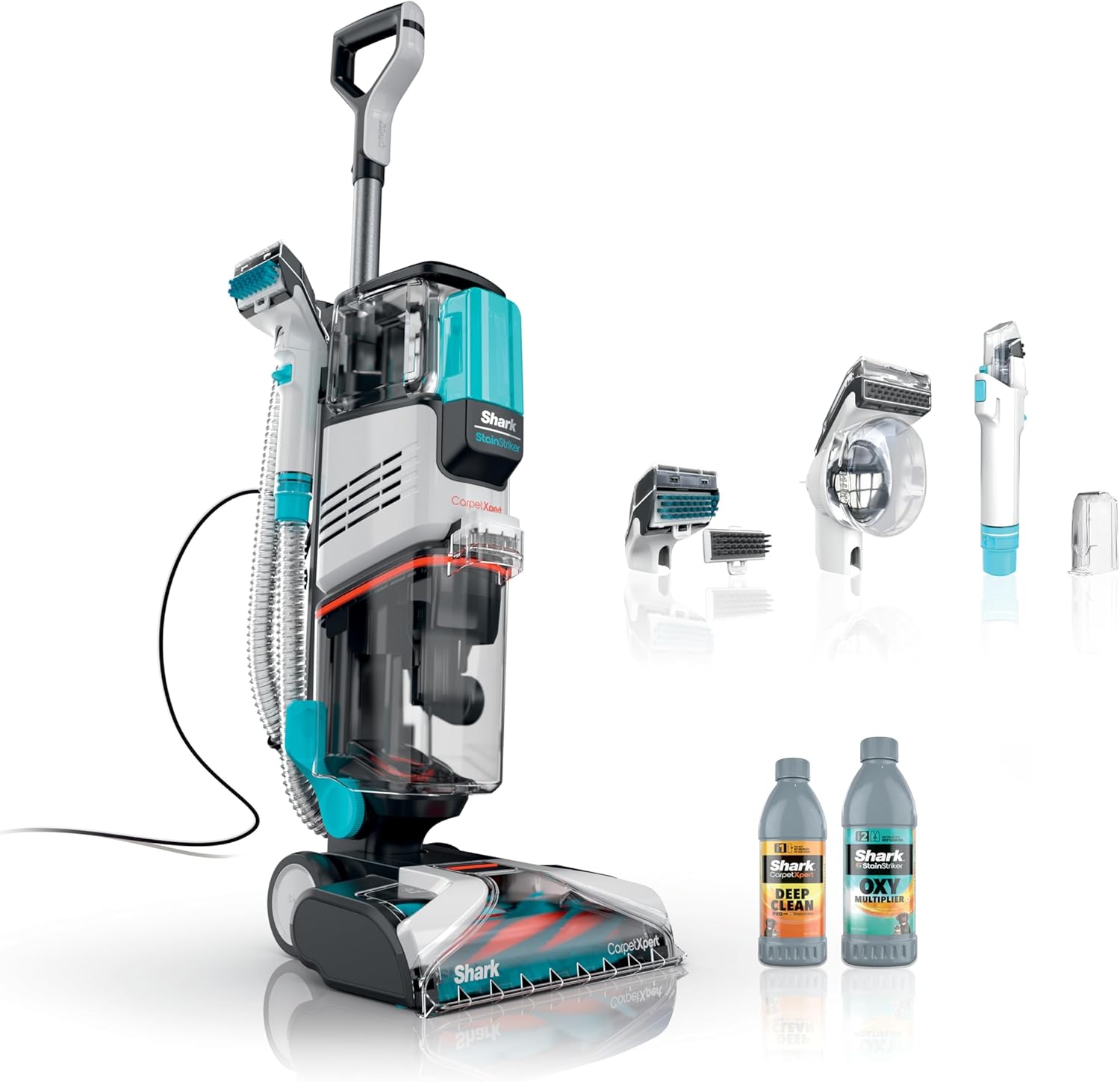 Shark R-EX201 CarpetXpert Upright Carpet Cleaner - StainStriker Technology | Cyan Color