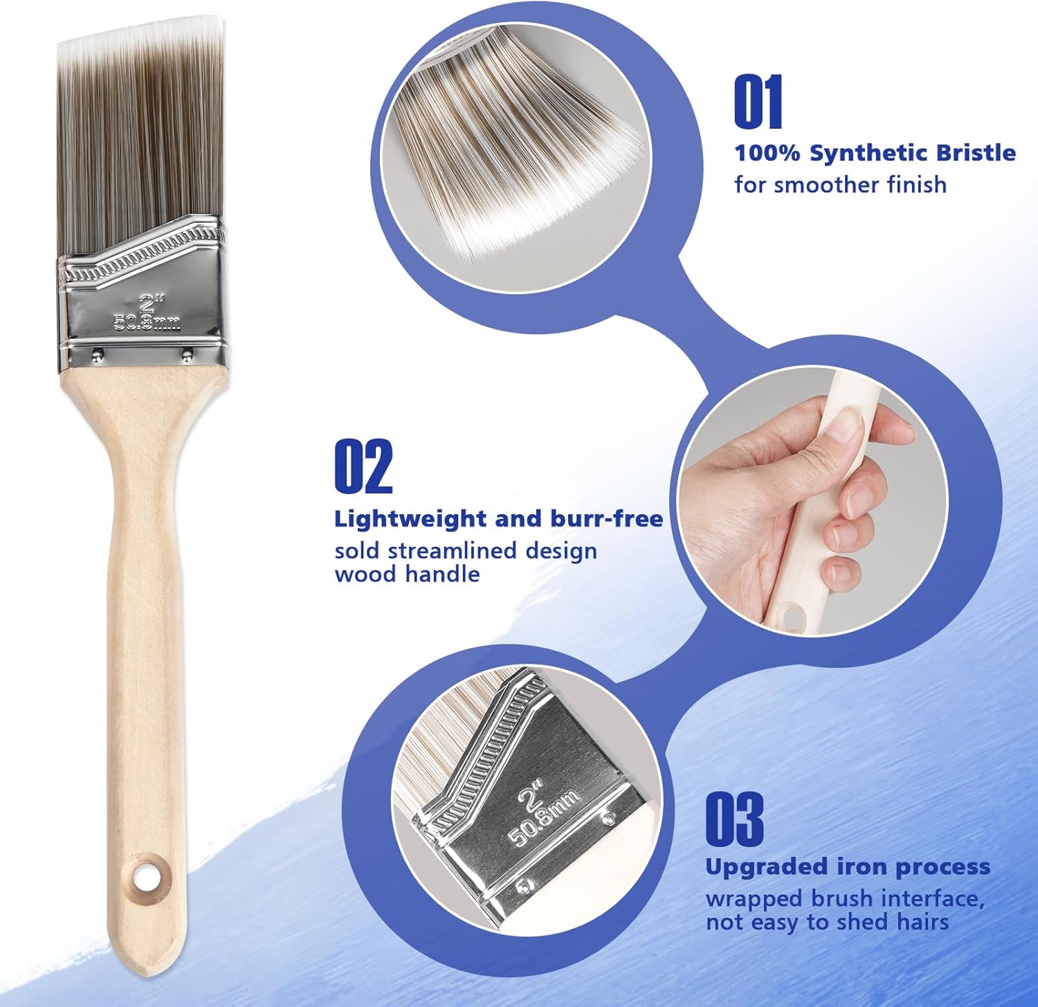 Skiennix Paint Roller Kit - 27 Piece Set with Extension Pole 2 to 4 Ft | Includes 4" & 9" Rollers & Brushes for Professional Results