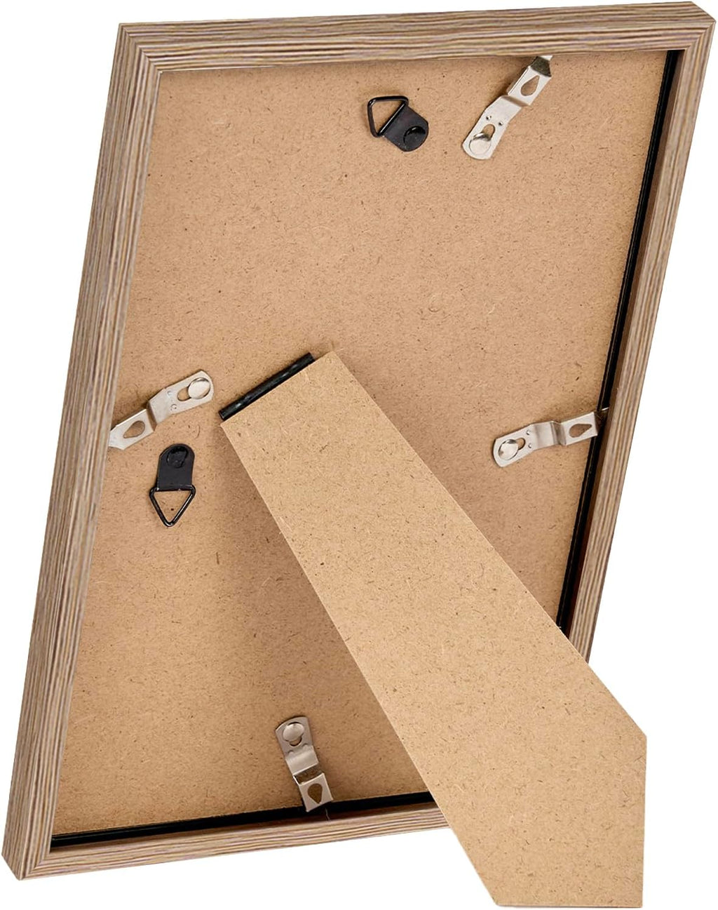 Rustic Brown Picture Frame by [Brand Name] - 8.5x12 Wall & Tabletop Display | Shatter-Resistant Plexiglass