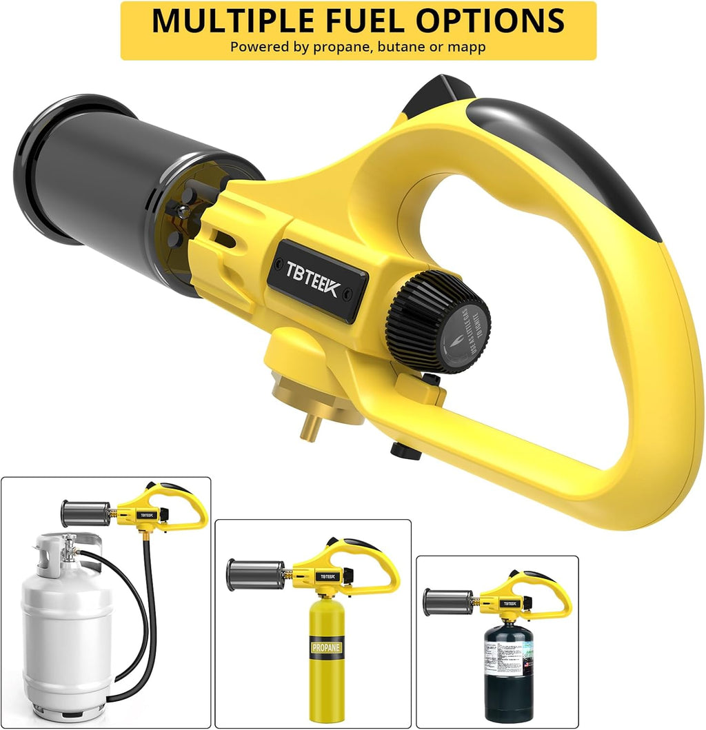 TBTEEK Propane Torch Head - Adjustable Flame Cooking Torch for BBQ, Searing Steak & Creme Brulee (Tank Not Included)