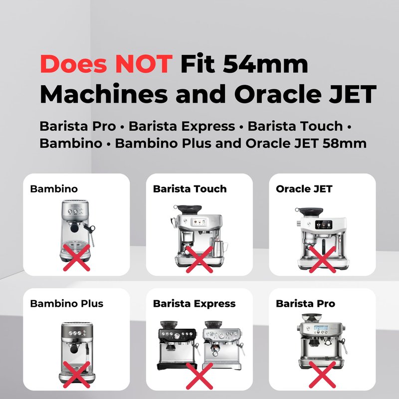 Stainless Steel Precision Kit Compatible with Dual Boiler Breville, Sage. IMS Precision Screen, Shower Holder, Silicone Gasket. Fits Oracle, Oracle Touch, Dual Boiler. Doesn't fit JET or 54mm models