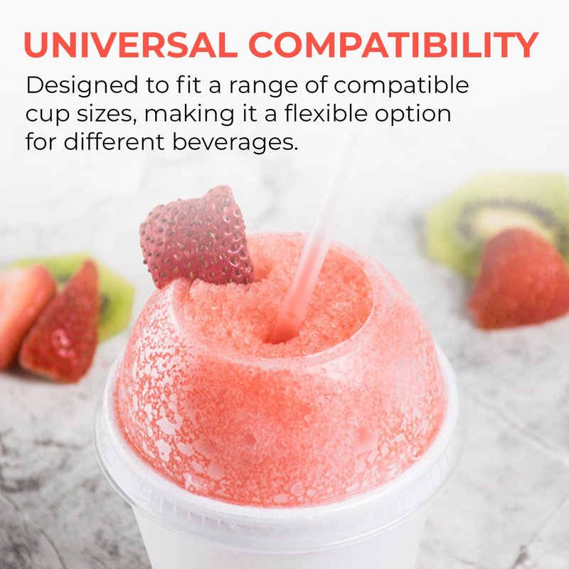 HOME GOODS MARKETPLACE 16 oz Clear Plastic Cups with Wide Dome Lids – 30 Pack | Disposable Cold Drink Cups for Smoothies, Iced Coffee, Bubble Tea, Slushies, Parfaits, and More