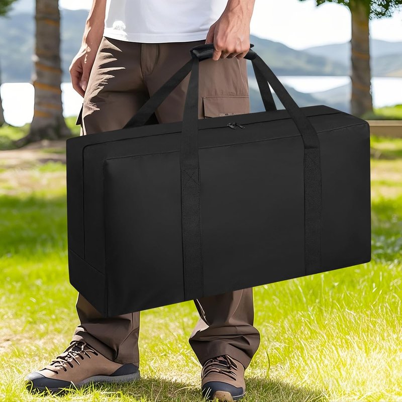 QYILUARE Heavy Duty Folding Chair Storage Bag,Large Waterproof Carry Bag for Metal,Wooden and Plastic Chairs,with Sturdy Handle (39"L x 12" W x 20" H)