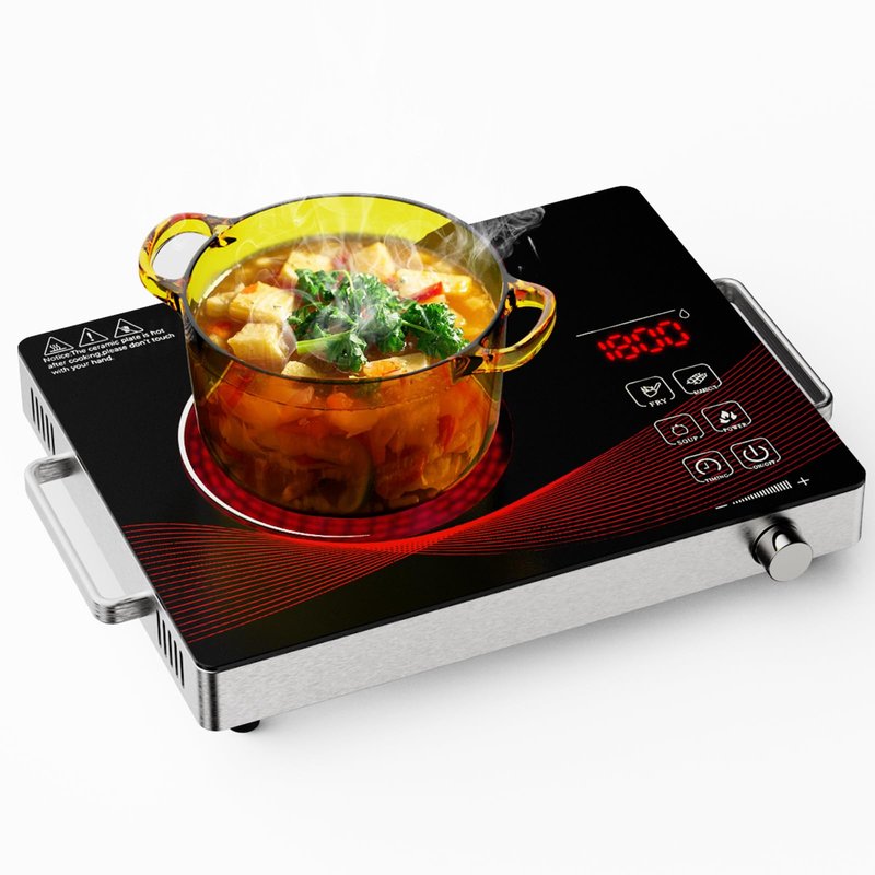 Argyolas electric burners for cooking stove cooker cocina electrical 1 hornillas parrilla eléctrica para cocinar Portable Electric Cooktop Single Burner Stove with Plug,Hot Plate Countertop1800W 110V