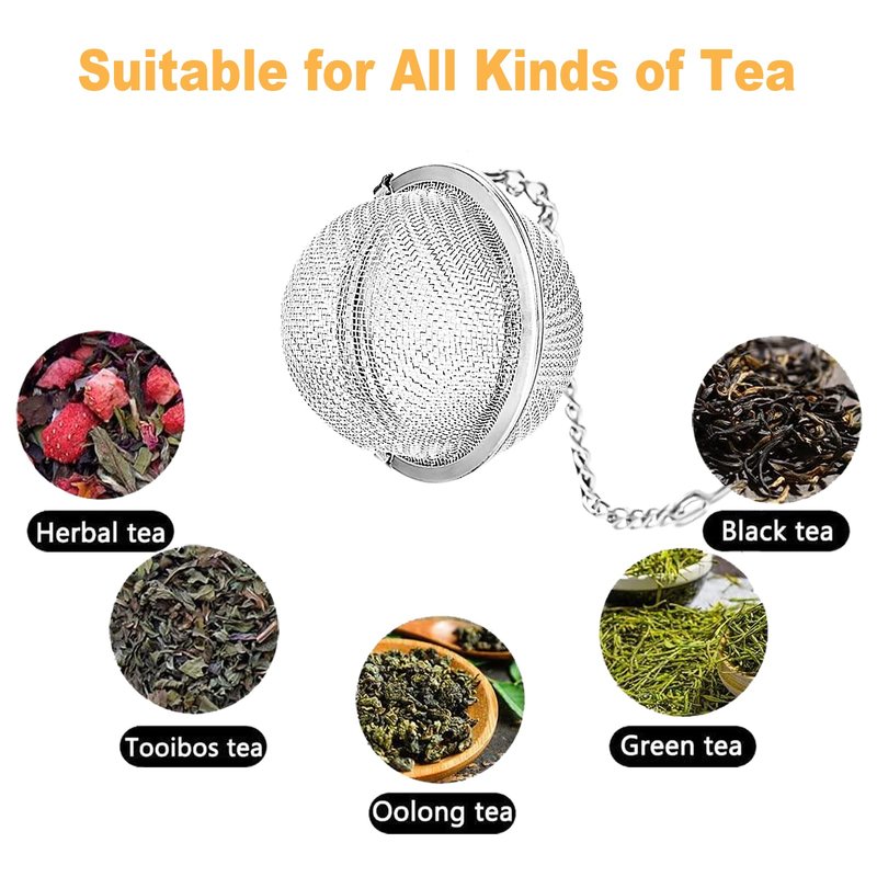 NSTaygate 2pcs Tea Infuser Tea Strainers for Loose Tea Luminous Heart Pendant Loose Leaf Tea Steeper Tea Ball Handmade Fluorescent Stone Tea Diffusers for Loose Tea Tea Sets for Women