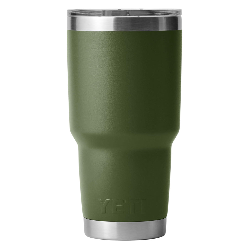 YETI Rambler 30 oz Tumbler, Stainless Steel, Vacuum Insulated with MagSlider Lid, Highlands Olive