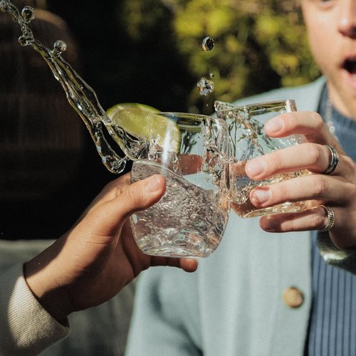 Unbreakable Stemless Wine Glass – Set of 2, 16oz, Dishwasher Safe, BPA-free Tritan, Clear Stemless Red Wine Glasses, Shatterproof for Indoor, Outdoor, Everyday Use. Reusable, Made in the USA