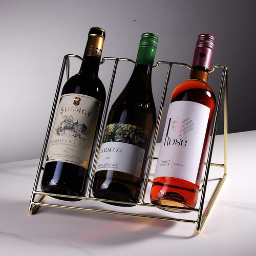 Drincarier Wine Bottle Display Shelf,Wine Storage Rack, Liquor Bottle Display Shelf, Bar Kitchen Small Wine Rack for Bar Family