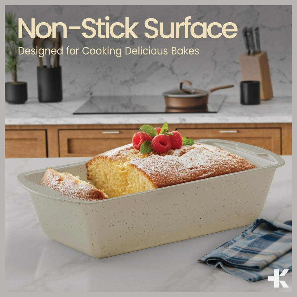 Nonstick Baking Loaf Pan by [Brand Name] - 11" Carbon Steel, Oven Safe to 450°F, Space-Saving Design