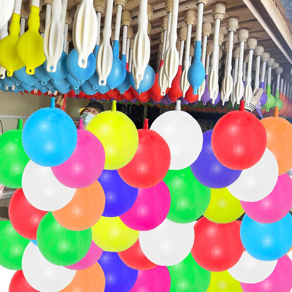 Neon Punch Balloons - Heavy Duty Party Favors for Kids | 40-Pack Easter Basket Stuffers & Sensory Toys