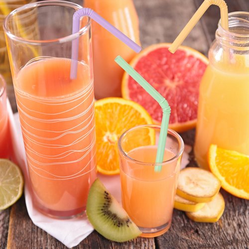 Hushee 500 Pcs Plastic Straws Disposable Bulk Colorful Drinking Straws Pastel Disposable Plastic Sip Stir Sticks for Juice Daily Drinks 7.9" Long and 0.23'' Diameter(Flexible Design,Bright Color)