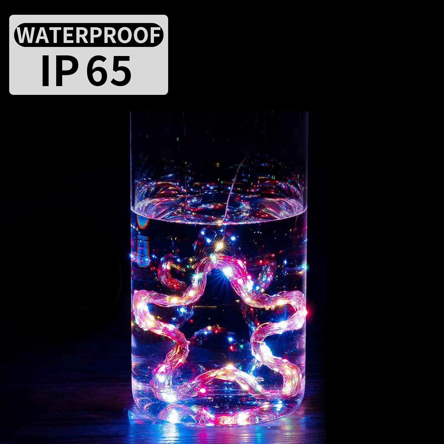 Skiennix 50-Pack Fairy Lights - 7Ft 20 LED Twinkle String Lights | Battery Operated & Waterproof for Parties, Weddings, Christmas & Valentine's Day - 10 Colors Available
