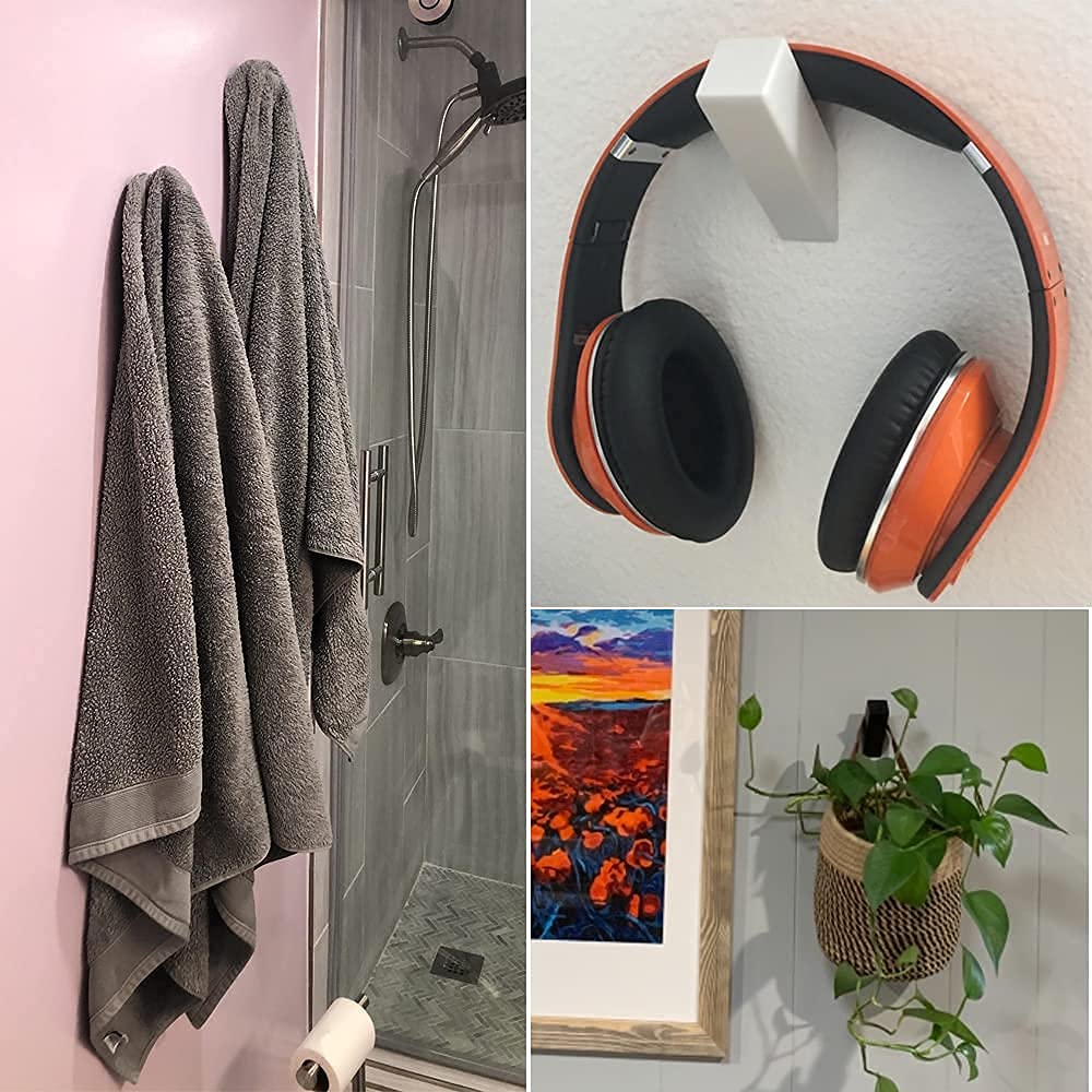 YJ YANJUN Black Toilet Paper Holder and Hand Towel Hooks Wall Mounted Bathroom 7-Piece Hardware Set