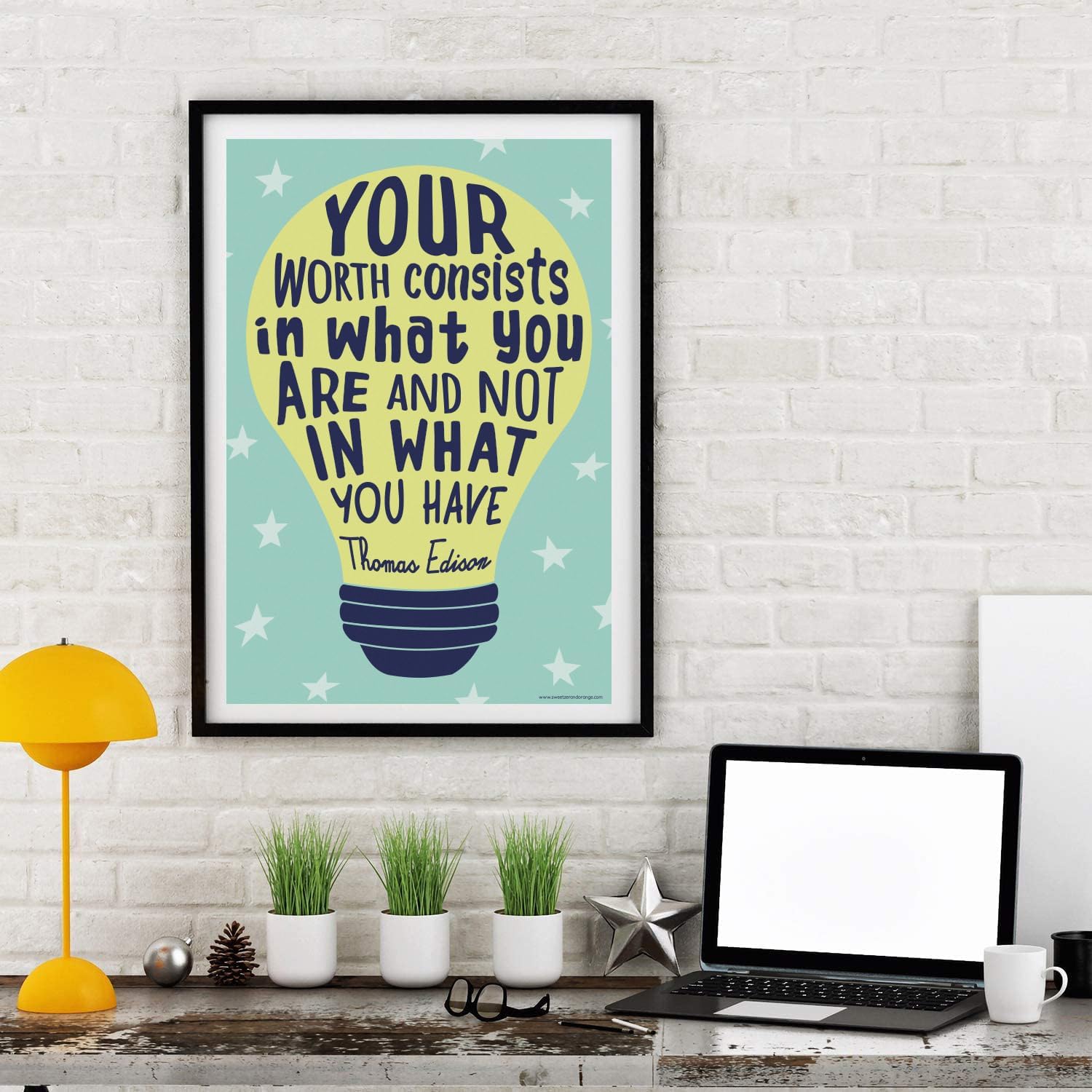 Sweetzer & Orange Growth Mindset Posters - Motivational Wall Art for Classrooms | Set of 13, 15 x 22”