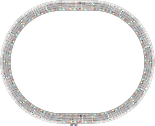 Lionel Lighted FasTrack Electric O Gauge - Illuminated 40" x 50" Oval Track Set