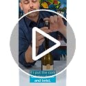 Dreamfarm Champop Champagne Bottle Opener - Twist & Pop Corkscrew with Safety Catch (Variation 1)
