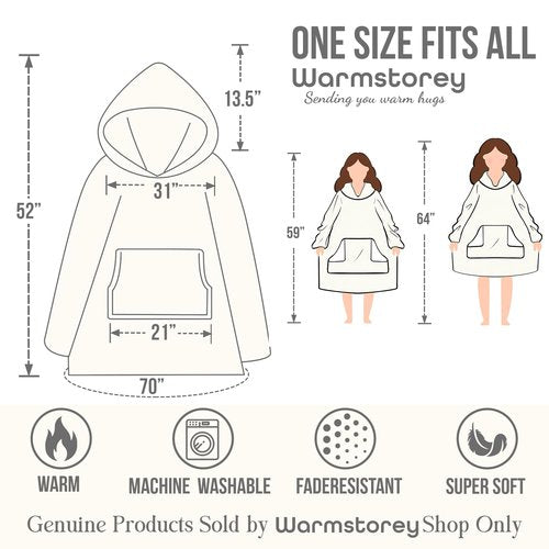 Warmstorey Best Wife Ever Hoodie Blanket – Wife Christmas Ideas Gift from Husband, I'm Not Spoiled My Husband Loves Me, Gifts for Wife For Christmas, Anniversary Wifey Present, Xmas Wifey Gifts