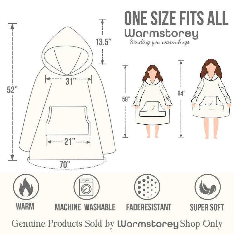 Warmstorey Best Wife Ever Hoodie Blanket – Wife Mothers Day Ideas Gift from Husband, I'm Not Spoiled My Husband Loves Me, Gifts for Wife For Christmas, Anniversary Wifey Present, Birthday Wifey Gifts