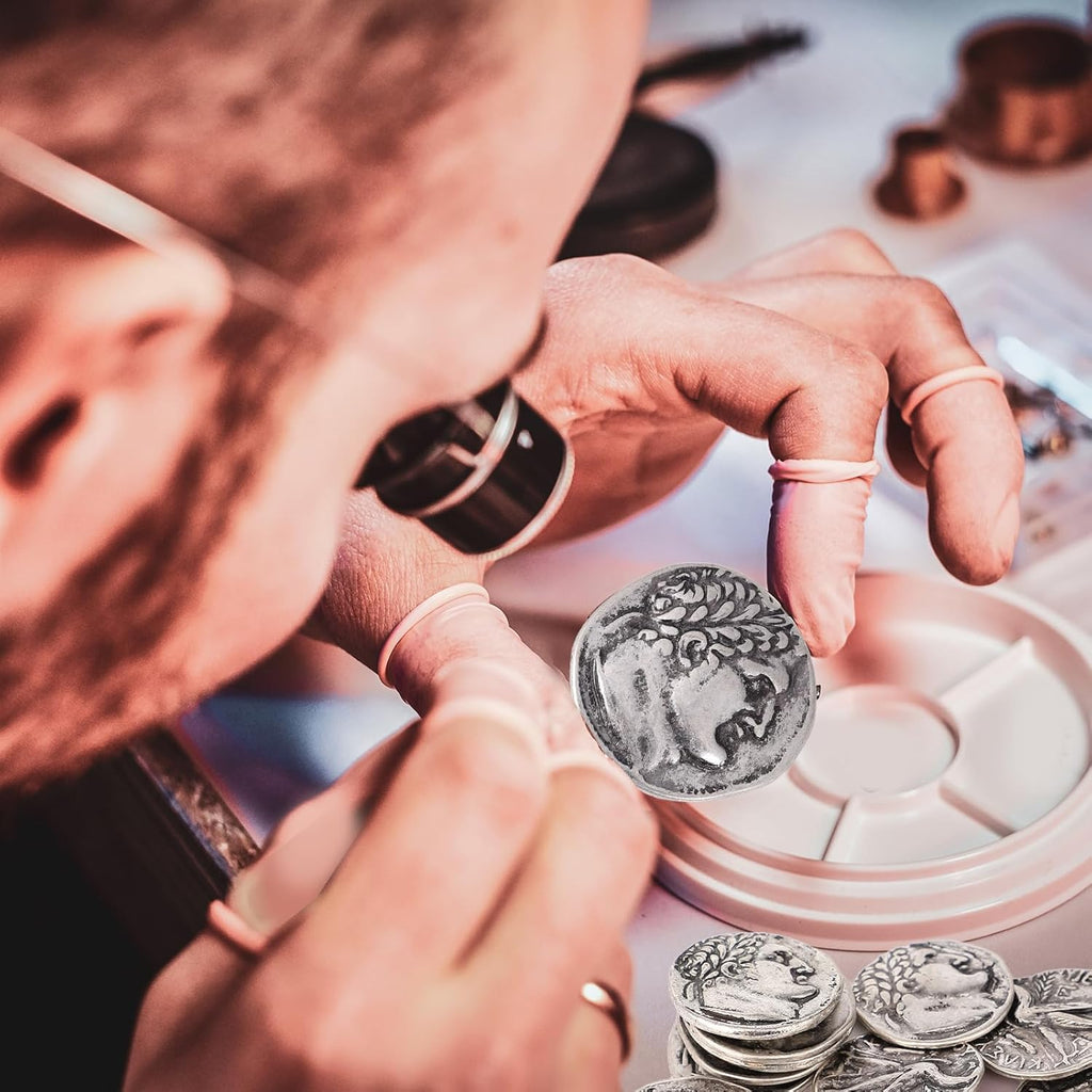 Regine Switzerland 30 Roman Coins - Authentic Silver Religious Coins with Coin Bag | Unique Christian Gifts for Priests